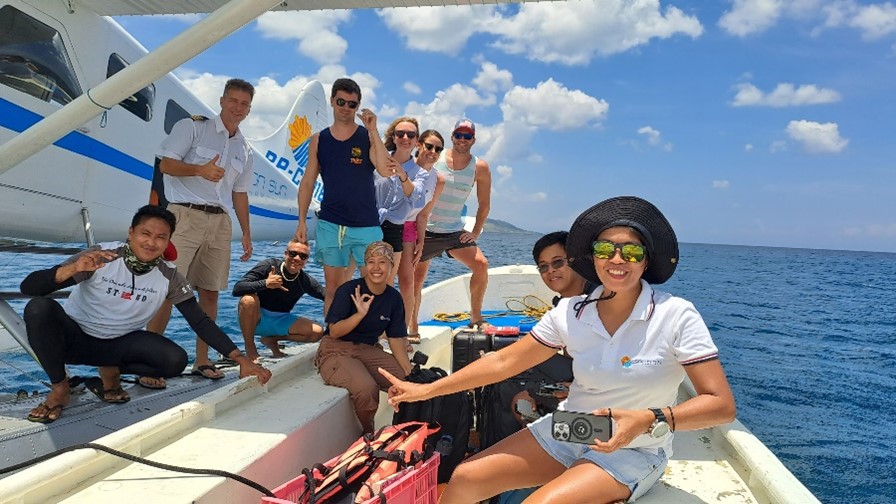 Island adventure by seaplane